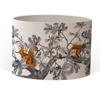 Red Squirrels Lampshade, 3 of 6