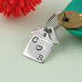 Personalised Housewarming Gift Couples New Home Keyring, thumbnail 1 of 7