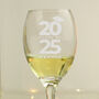 Personalised 'Class Of 2025' Wine Glass And Gift Box Graduation Gift, thumbnail 2 of 2