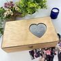 Personalised Wooden Heart Memory Box, thumbnail 5 of 12