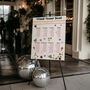 Retro Flowers Wedding Seating Plan Digital Or Physical, thumbnail 3 of 3