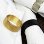 Brass Knurled Napkin Ring Holders, thumbnail 1 of 6