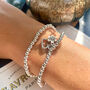 Auntie Silver Plated Bead Bracelet, thumbnail 5 of 7