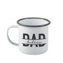 Personalised Dad Monogram Enamel Mug, thumbnail 5 of 6