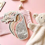 Personalised Whale Tail Baby Clothes Hanger Divider Set, thumbnail 1 of 8