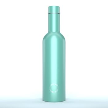 Green Insulated Wine Bottle Cooler, 3 of 7