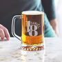18th Birthday Personalised Beer Tankard Glass, thumbnail 2 of 6