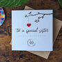 Personalised 40th Birthday Card For Special Sister, thumbnail 2 of 4
