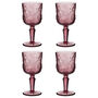 Set Of Four Lucena Amethyst Wine Goblets, thumbnail 2 of 8