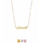 London Skyline Necklace Rose Or Gold Plated 925 Silver, thumbnail 1 of 9