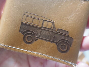Off Roader Vintage Vehicles Leather Passport Case, 2 of 4