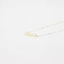 Asri Dainty Pearl Row Necklace, thumbnail 4 of 11