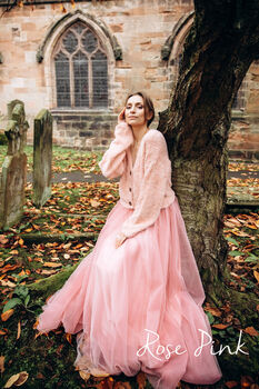 Blush Pink Tulle Skirt For Weddings And Special Occasions, 9 of 12