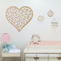 Wooden Swirl Heart Wall Art Gift For Home Or Anniversary, thumbnail 9 of 9