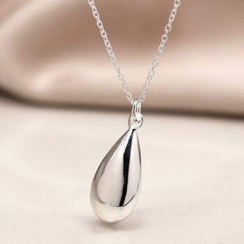 Sterling Silver Teardrop Earrings, 5 of 5