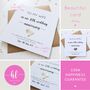 10th Wedding Anniversary Card With Tin Heart, thumbnail 2 of 8