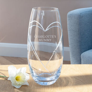 Personalised Barrel Vase With Swarovski Crystals, 7 of 7