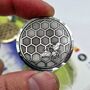Personalised Golf Ball Marker With 'Bee Kind' Design, thumbnail 4 of 7