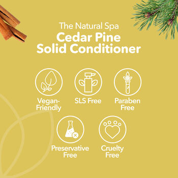 Cedar Pine Conditioner Bar For All Hair Types, 4 of 10