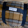 Wool Picnic Rug With Waterproof Backing, thumbnail 2 of 8