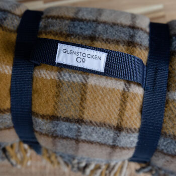 Wool Picnic Rug With Waterproof Backing, 2 of 8