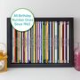 60th Birthday Print Music Number Ones Gift, thumbnail 10 of 10