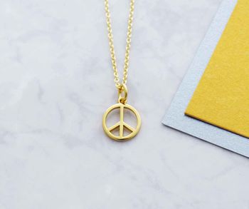 Peace Symbol Necklace, 7 of 8