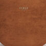Tan Floral Faux Suede Embroidered Saddle Bag, thumbnail 6 of 9