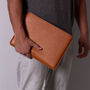 Slim Leather Macbook Sleeve Case, thumbnail 4 of 12
