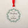 'Our First Christmas As' Tree Bauble Deoration, thumbnail 3 of 6