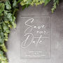 Personalised Printed Wedding Save The Date, thumbnail 2 of 8