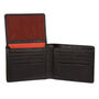 Black Men's Leather Wallet Rfid Protected, thumbnail 2 of 6