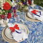 Elizabeth Blue And White Block Print Tablecloth, thumbnail 8 of 10
