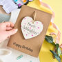 Personalised Goddaughter Heart Gift Birthday Card, thumbnail 1 of 2