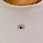 Birthstone Family Cluster Necklace, thumbnail 6 of 9