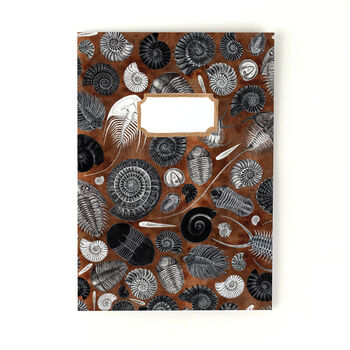 Ammonoidea Fossil Print A5 Notebook, 6 of 9