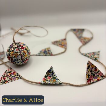 Handmade Fabric Christmas Baubles, 2 of 5