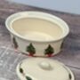 Christmas Tree Patterned Butter Dish, thumbnail 2 of 3