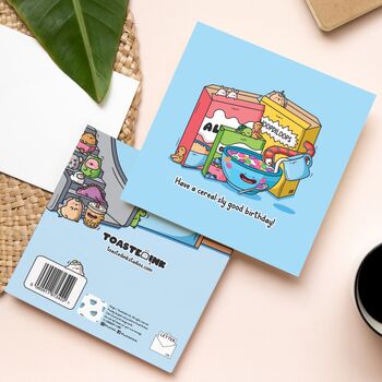 Cereal Birthday Card | Cute Greetings Card, 2 of 5