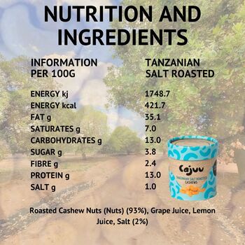 Tanzanian Salt Roasted Cashew Nuts, 2 of 4