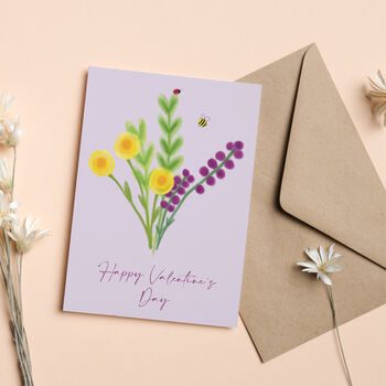 Floral Valentine's Day Card, 5 of 5
