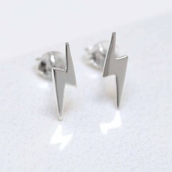 Sterling Silver Strike Studs, 6 of 8