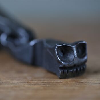 Dragon Head Forged Iron Bottle Opener, 3 of 12
