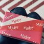 Retro Type Style Personalised Christmas Wrapping Paper, thumbnail 5 of 5