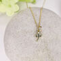Solid 14ct Gold Mini Dragonfly Necklace, thumbnail 3 of 4