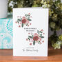 Personalised Christmas Bouquet Family Card Pack, thumbnail 1 of 4