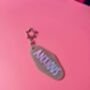 The 'Sparkly Anxious' Motel Keyring / Fun Anxiety Humour Gift For Sister, thumbnail 4 of 6