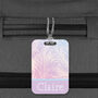 Personalised Ombre Palm Tree Leaves Luggage Tag, thumbnail 1 of 3