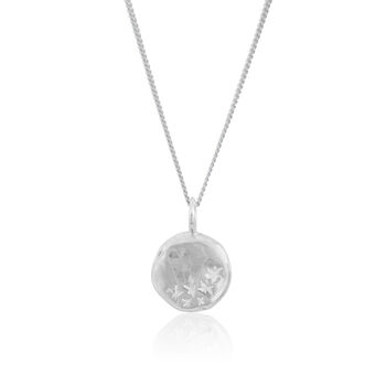 Celestial Star Silver Disk Pendant, 2 of 6