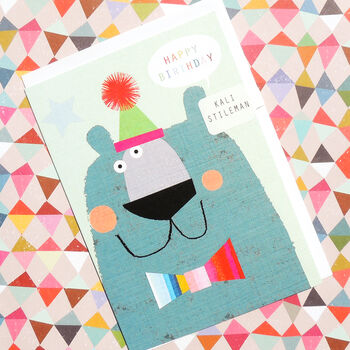 Happy Birthday Bear Card, 3 of 5